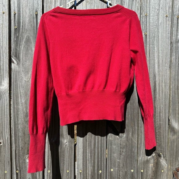 Vintage Women’s Red Cardigan - Picture 3 of 5